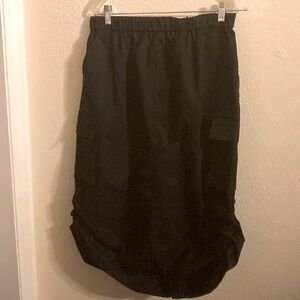 Black Cargo Women's Skirt Xl